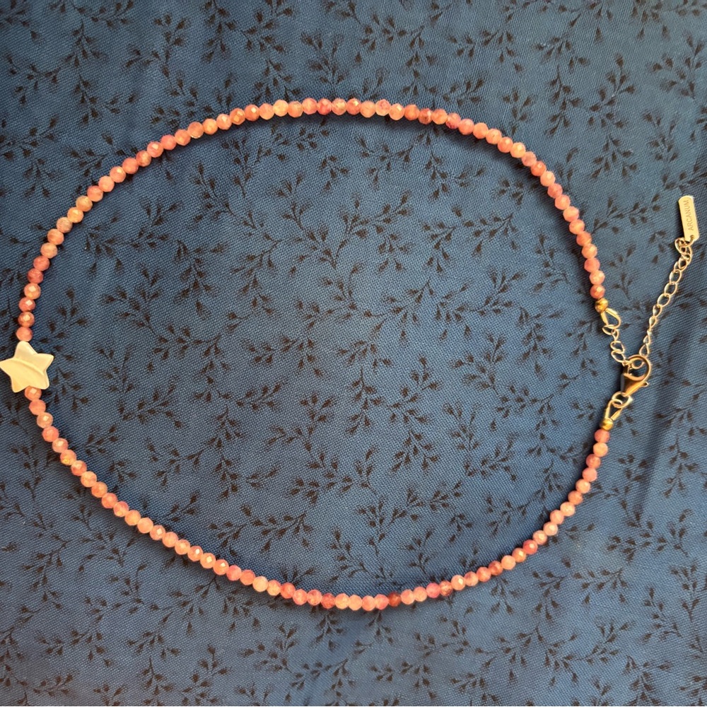 Elegant Coral Beaded Necklace